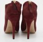 Valentino Vintage Pre-owned Suede boots Red Dames - Thumbnail 4
