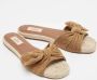 Valentino Vintage Pre-owned Suede flats Brown Dames - Thumbnail 4