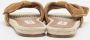 Valentino Vintage Pre-owned Suede flats Brown Dames - Thumbnail 5