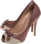 Valentino Vintage Pre-owned Suede heels Beige Dames - Thumbnail 3