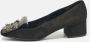 Valentino Vintage Pre-owned Suede heels Black Dames - Thumbnail 2