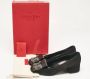 Valentino Vintage Pre-owned Suede heels Black Dames - Thumbnail 9