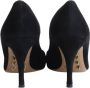 Valentino Vintage Pre-owned Suede heels Black Dames - Thumbnail 4