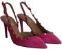 Valentino Vintage Pre-owned Suede heels Pink Dames - Thumbnail 3