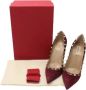 Valentino Vintage Pre-owned Suede heels Red Dames - Thumbnail 2