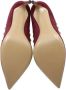 Valentino Vintage Pre-owned Suede heels Red Dames - Thumbnail 8