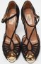 Valentino Vintage Pre-owned Suede sandals Black Dames - Thumbnail 3