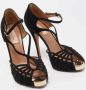 Valentino Vintage Pre-owned Suede sandals Black Dames - Thumbnail 4