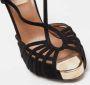 Valentino Vintage Pre-owned Suede sandals Black Dames - Thumbnail 8