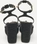Valentino Vintage Pre-owned Suede sandals Black Dames - Thumbnail 3