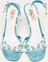 Valentino Vintage Pre-owned Suede sandals Blue Dames - Thumbnail 3