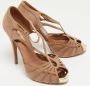 Valentino Vintage Pre-owned Suede sandals Brown Dames - Thumbnail 4