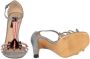 Valentino Vintage Pre-owned Suede sandals Gray Dames - Thumbnail 4