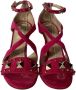 Valentino Vintage Pre-owned Suede sandals Pink Dames - Thumbnail 2