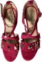 Valentino Vintage Pre-owned Suede sandals Pink Dames - Thumbnail 6