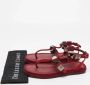 Valentino Vintage Pre-owned Suede sandals Red Dames - Thumbnail 8