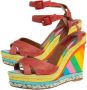 Valentino Vintage Pre-owned Suede sandals Red Dames - Thumbnail 3