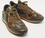 Valentino Vintage Pre-owned Suede sneakers Green Dames - Thumbnail 4