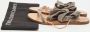 Valentino Vintage Pre-owned Velvet sandals Gray Dames - Thumbnail 9