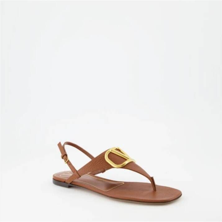 Valentino VLogo Sandals Bruin Dames