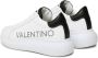Valentino Witte leren sneakers met logo-opdruk White Heren - Thumbnail 3