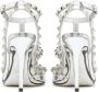 Valentino Zilveren Rockstud enkelband pompen Gray Dames - Thumbnail 3