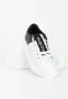 Valentino Zwart en wit logo sneakers White Dames - Thumbnail 2