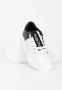 Valentino Leren Sneaker Wit Zwart Dames White Dames - Thumbnail 4