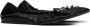 Valentino Zwarte Gerimpelde Ballerina Schoenen met VLogo Black Dames - Thumbnail 3
