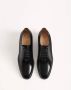 Valentino Zwarte leren Oxford schoenen VLogo detail - Thumbnail 2