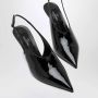 Valentino Zwarte platte slingback schoenen - Thumbnail 2