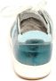 Valsport 1920 Gescheurde leren lamé schoen in turquoise - Thumbnail 2