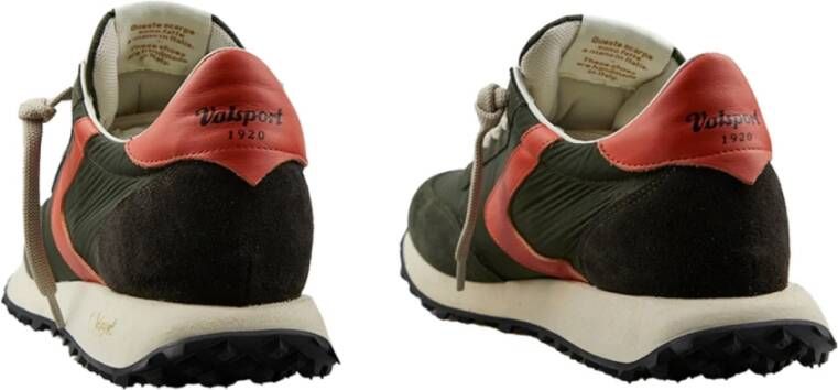 Valsport 1920 Handgemaakte Groene Lage Top Sneakers