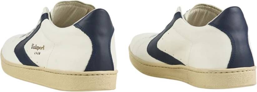 Valsport 1920 Klassieke leren sneakers in wit en blauw