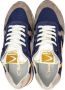 Valsport 1920 Met de Handgemaakte Blauwe Suède Nylon Sneakers - Thumbnail 2