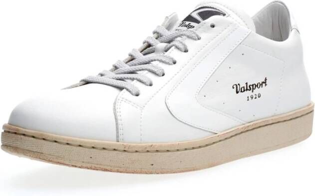 Valsport 1920 Italiaans Leren Witte Sneakers voor Mannen White Heren