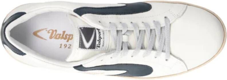 Valsport 1920 Italiaans Leren Witte Sneakers voor Mannen White Heren
