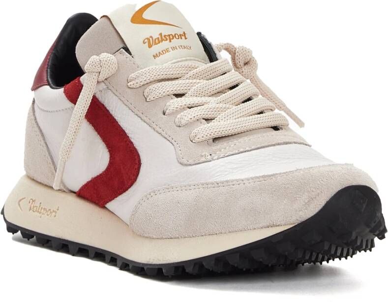 Valsport 1920 Stijlvolle Wit Natuur Bordeaux Sneakers Multicolor Dames