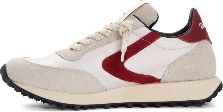 Valsport 1920 Stijlvolle Wit Natuur Bordeaux Sneakers Multicolor Dames