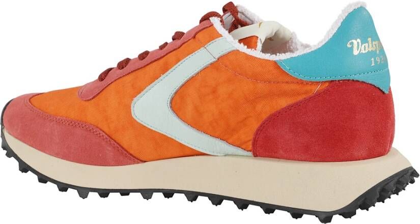 Valsport 1920 Vintage Nylon Sneakers Oranje Suède