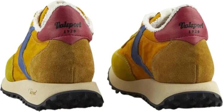 Valsport 1920 Vintage Suede Nylon Sneakers Geel