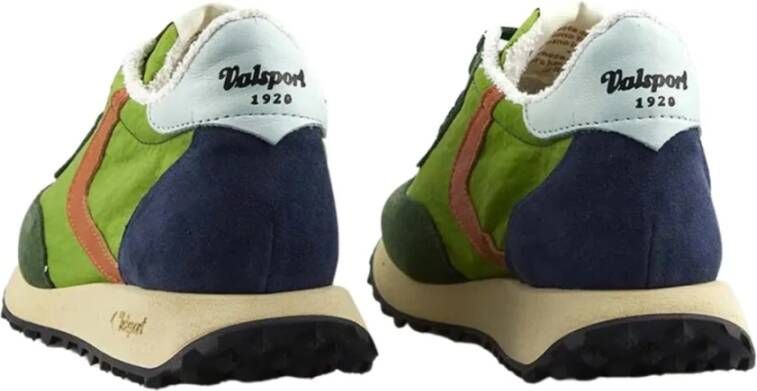 Valsport 1920 Vintage Suede Nylon Sneakers Groen