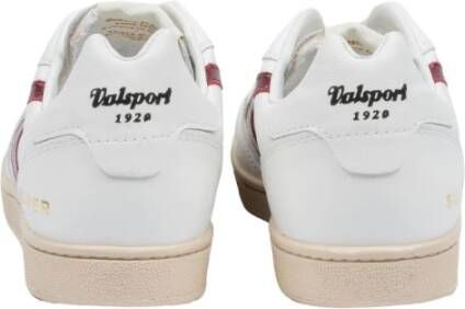 Valsport 1920 Witte en Bordeaux Leren Schoen Wit Heren