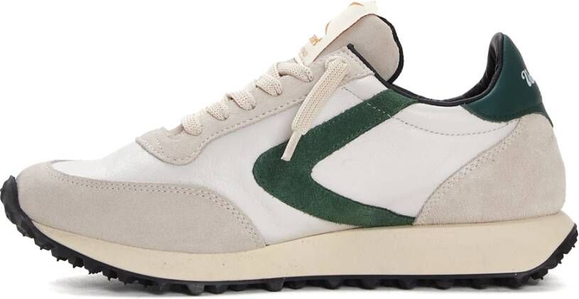 Valsport 1920 Witte Groene Leren Sneakers Vrouwen Multicolor Dames