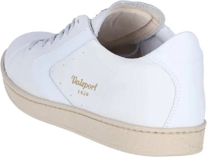 Valsport 1920 Witte leren sneakers met boemerangdetail
