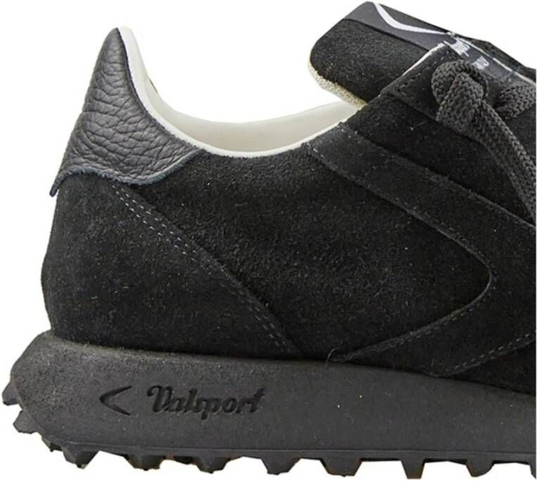 Valsport 1920 Zwarte Suède Lage Sneaker