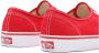 Vans Rode UA Authentic Lage Sneakers Red - Thumbnail 9