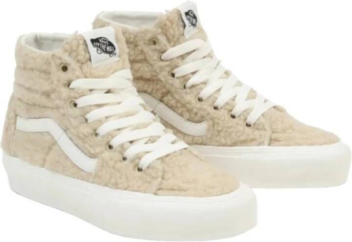 Vans Beige Casual High-Top Sneakers oor Dames