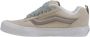 Vans Beige Leren Sneakers met Rubberen Zool Beige Dames - Thumbnail 4