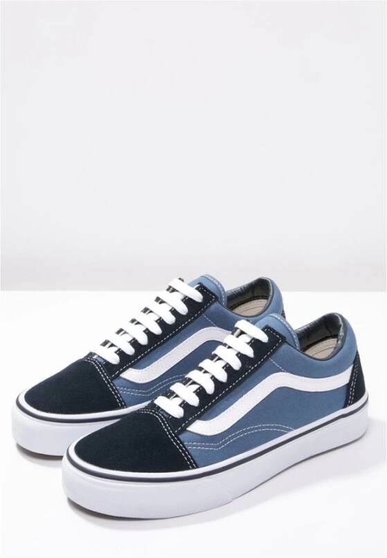 Vans Blauwe Canvas Trainers Blue Dames